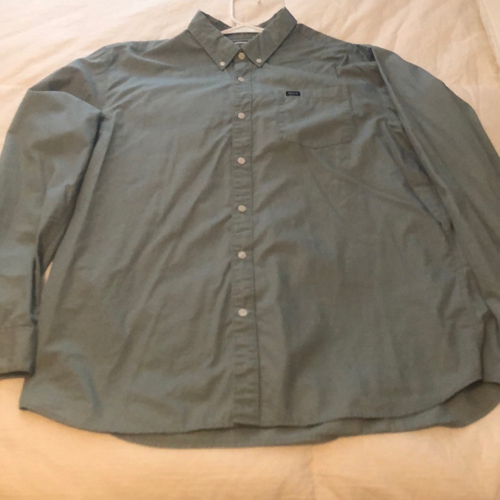 RVCA button down dress/casual shirt  XL